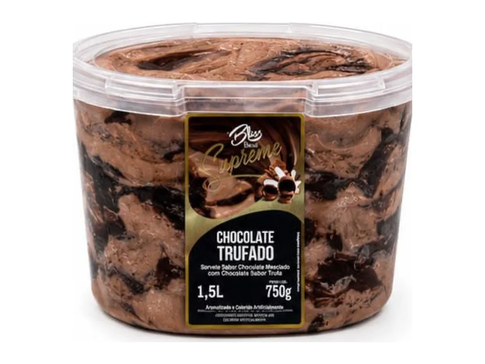 Sorvete Bliss Chocolate Trufado